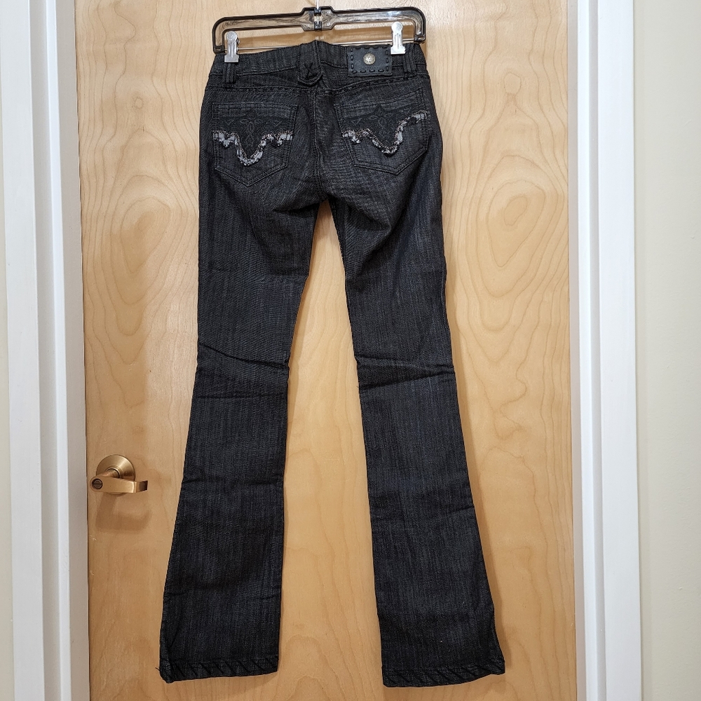 Black Western Antik Denim Pant